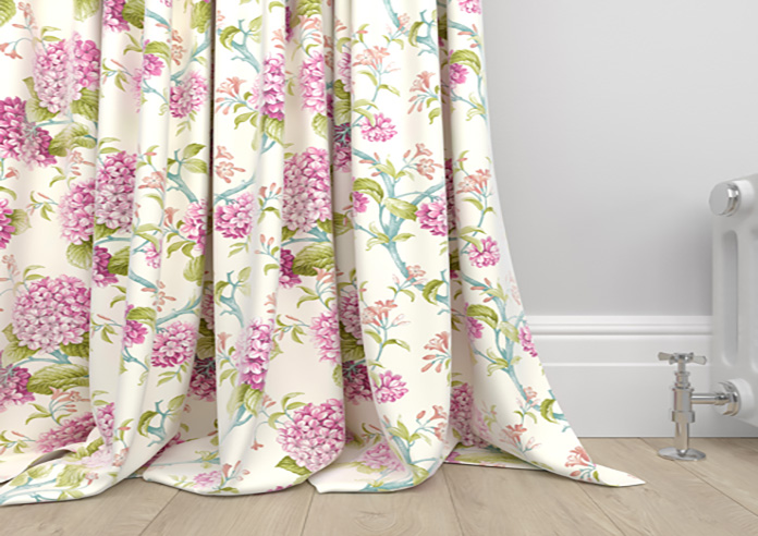 Bouquet Velvet, Wild Rose - Made to Measure Curtain - Image 6